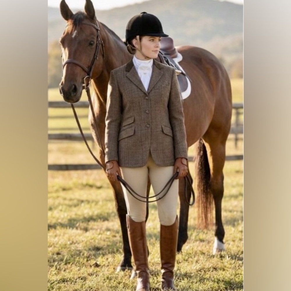 Ralph Lauren Brown Equestrian Blazer